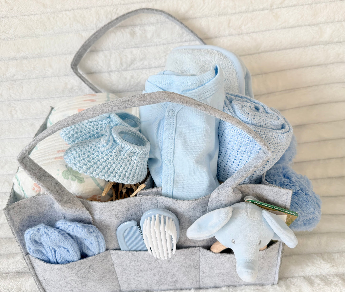 Baby Boy Nappy Caddy