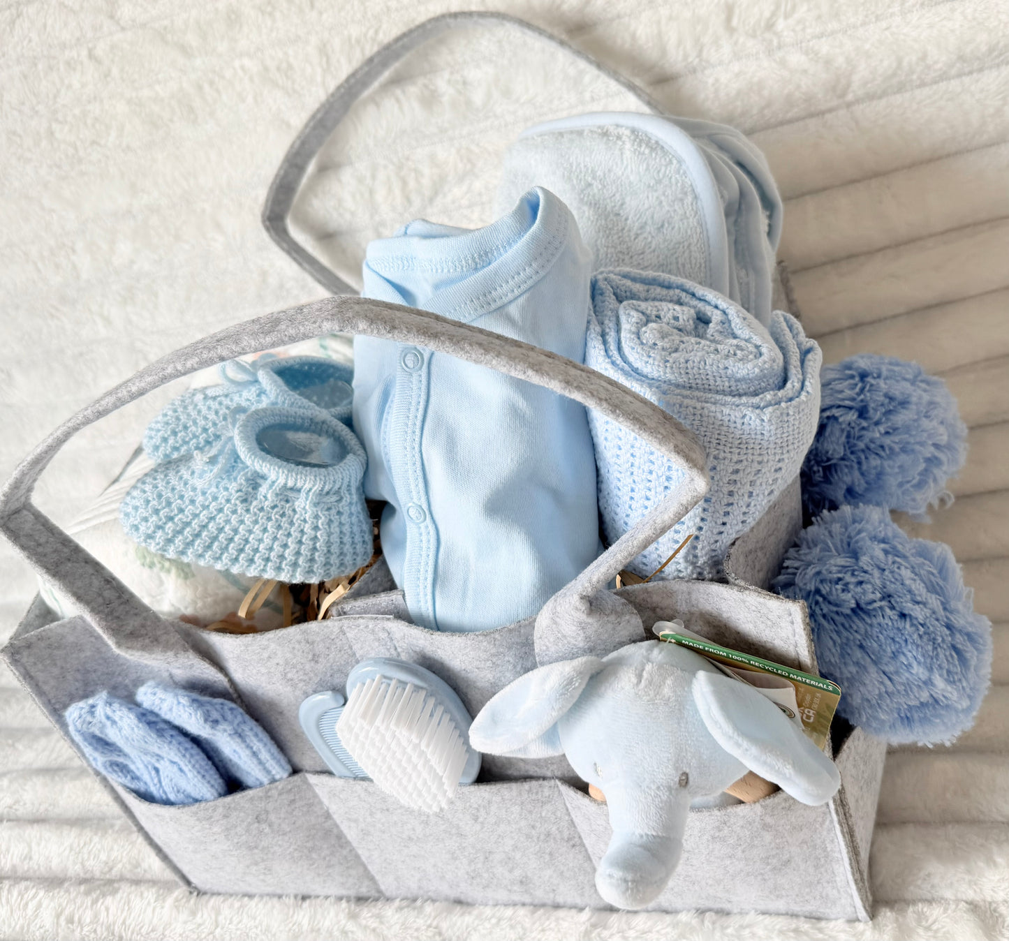 Baby Boy Nappy Caddy