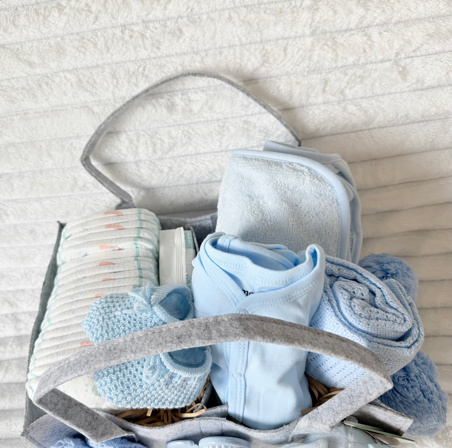 Baby Boy Nappy Caddy