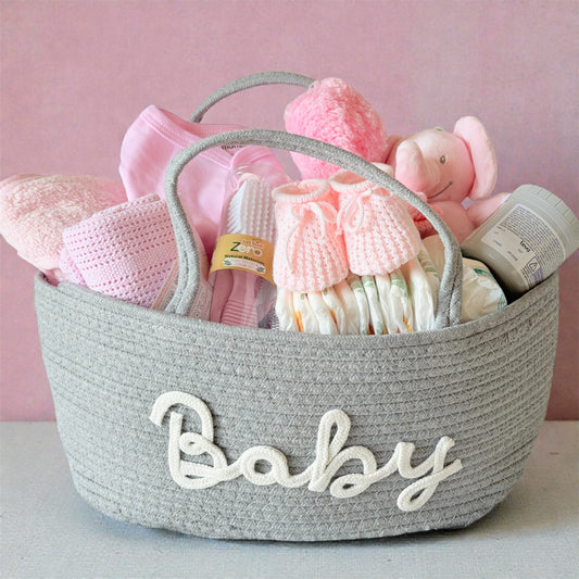 Baby Girl Nappy Caddy